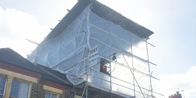 Temporary Roof Scaffolding